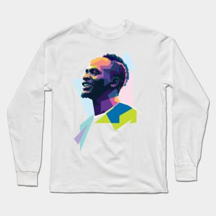 Sadio Mane in WPAP V1 Long Sleeve T-Shirt